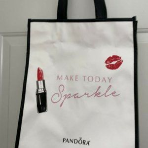 PANDORA MAKE TODAY SPARKLE TOTE BAG LARGE SHOPPER GENUINE